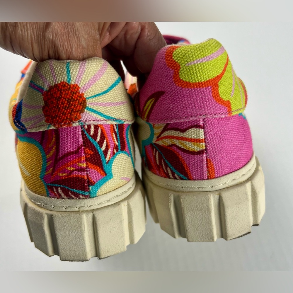 Farm Rio Pink Floral Garden Platform Sneakers - Picture 5 of 11